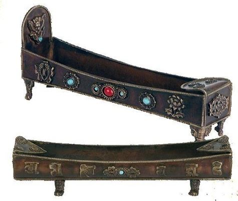 Porte encens Tibétain mani MM