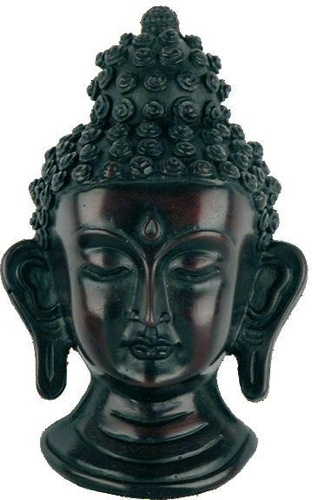 Visage Bouddha résine - Népal - 15 cm