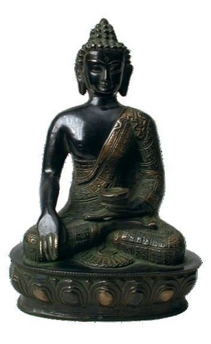 Bouddha antique - Inde - 30 cm