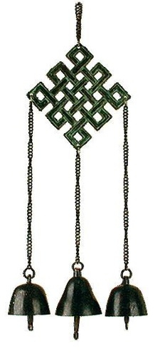 Carillon Noeud d' Eternite Tibétain