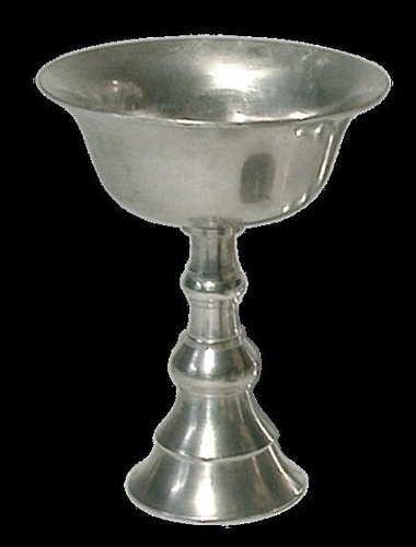 Lampe à beurre métal blanc - TGM