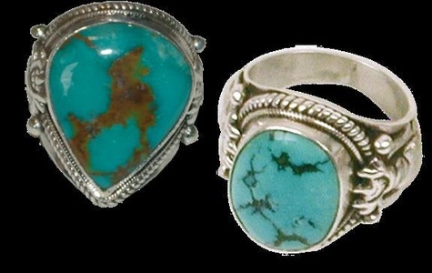 Bague Kalash - turquoise 58-60