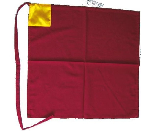 Couvre texte - Inde - PM - rouge