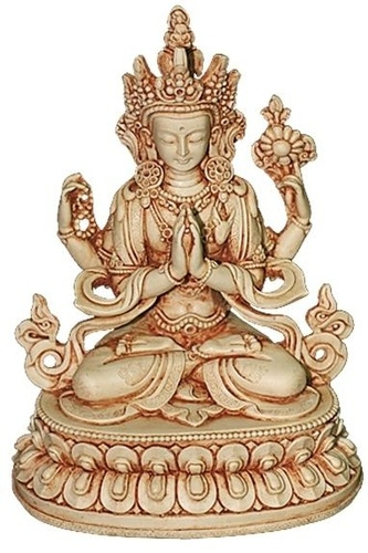 Tchenrezi résine - Inde - 17 cm