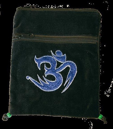 Pochette passeport velours - OM