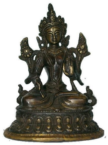 Tara blanche vieillie - Inde - 16 cm