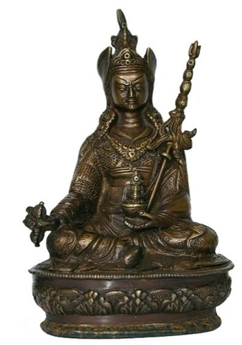 Guru Rimpoche vieilli - Inde - 21 cm