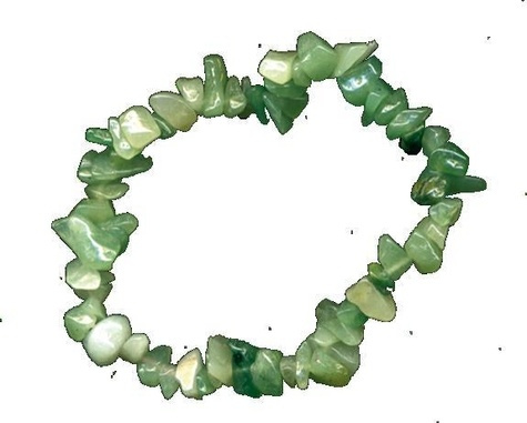BRACELET BAROQUE AVENTURINE VERTE - 8 CM ENVIRON