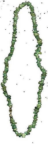 COLLIER BAROQUE EMERAUDE 45 CM