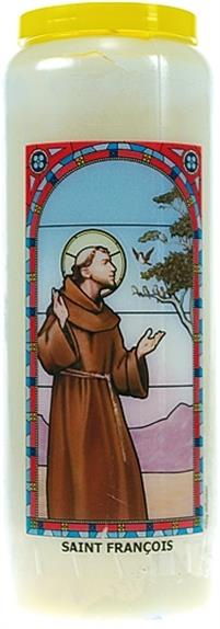 NEUVAINE VITRAIL : SAINT FRANCOIS