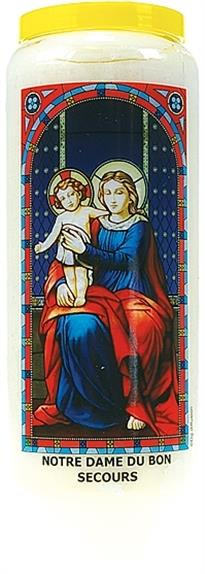 NEUVAINE VITRAIL : NOTRE DAME DU BON SECOURS