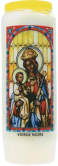 NEUVAINE VITRAIL : VIERGE NOIRE