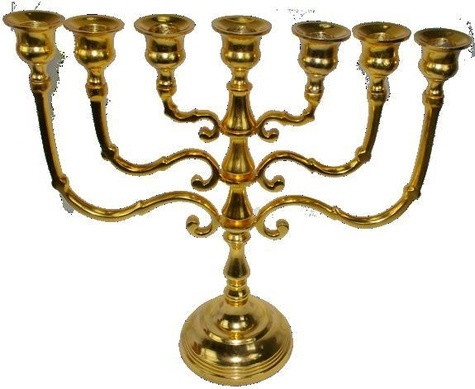 Bougeoir 7 Branches "Travaillé"