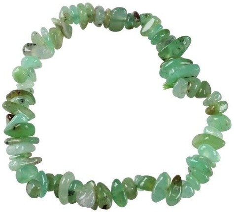 BRACELET BAROQUE CHRYSOPRASE - A L'UNITE
