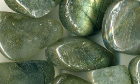 LOT DE 10 PIERRES PETIT MODELE : LABRADORITE