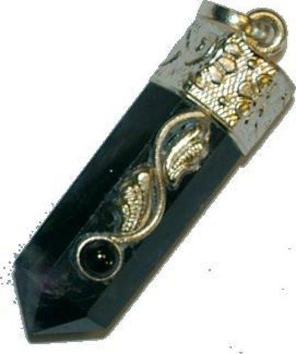 Pendentif pointe ornée - Améthyste