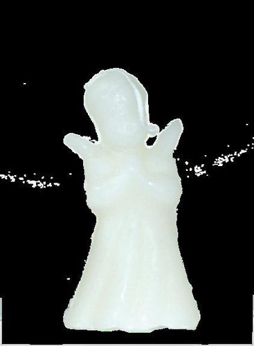 BOUGIE FIGURATIVE - ANGE GARDIEN - BLANC