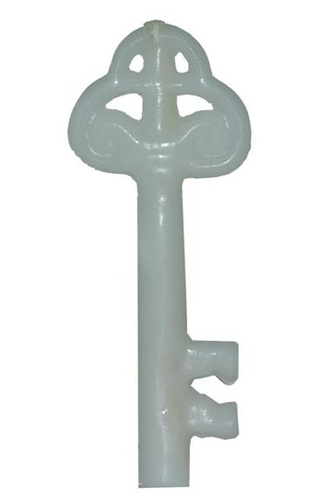 BOUGIE FIGURATIVE - CLE - BLANC