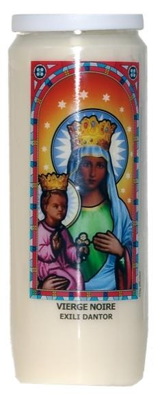NEUVAINE VITRAIL : VIERGE NOIRE - EXILI DANTOR