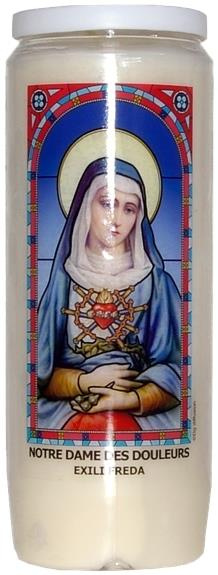 NEUVAINE VITRAIL : NOTRE DAME DES DOULEURS - EXILI FREDA