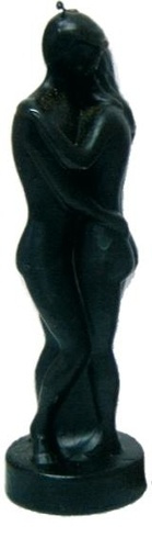 BOUGIE FIGURATIVE - UNION - NOIR