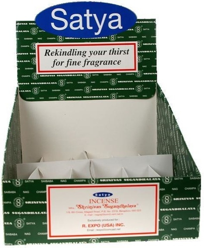 PRESENTOIR VIDE NAG CHAMPA - 6 PARFUMS X 12 PAQUETS