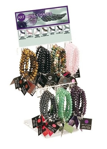 PRESENTOIR BRACELETS "ART DE LA CHANCE" - VIDE