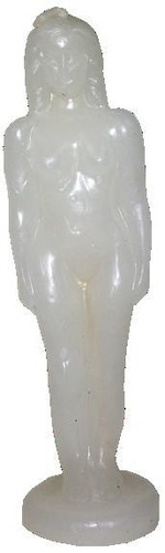 BOUGIE FIGURATIVE - CORPS DE FEMME - BLANC