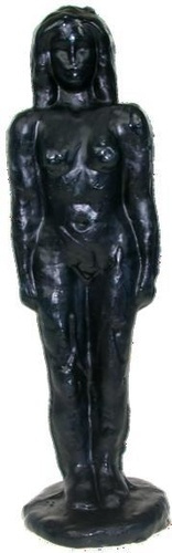 BOUGIE FIGURATIVE - CORPS DE FEMME - NOIR