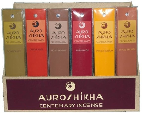 Auroshikha présentoir plein "Centenary encens"