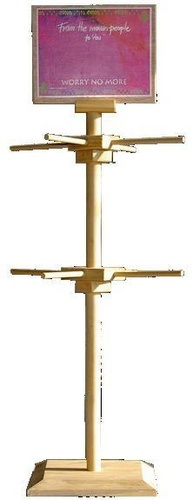 PRESENTOIR BOIS VIDE - PEUT CONTENIR 72 PIECES