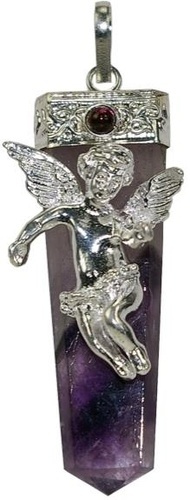 Pendentif pointe Ange - Améthyste