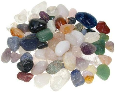 SACHET 1 KILO PIERRES ROULEES - MELANGES VARIES