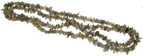 COLLIER BAROQUE - LABRADORITE 90 CM