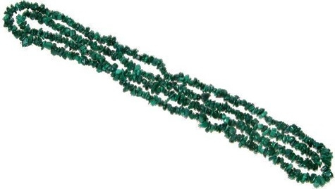 COLLIER BAROQUE - MALACHITE 90 CM