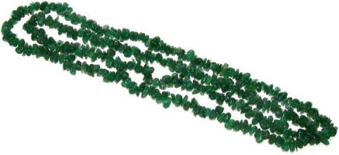 COLLIER BAROQUE - AVENTURINE VERTE 90 CM