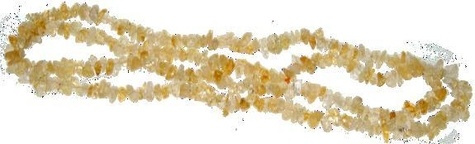 COLLIER BAROQUE CITRINE (AMETHYSTE CHAUFFEE) 90 CM