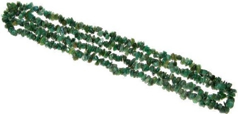 COLLIER BAROQUE - EMERAUDE 90 CM