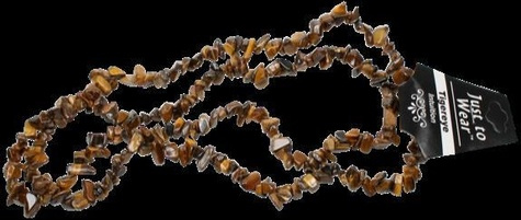 COLLIER BAROQUE - OEIL DE TIGRE 90 CM