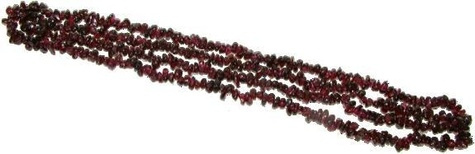 COLLIER BAROQUE GRENAT ALMANDIN 90 CM