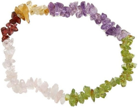 BRACELET BAROQUE - PIERRES ASSORTIES - 8 CM ENVIRON