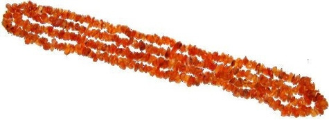 COLLIER BAROQUE - CORNALINE 90 CM