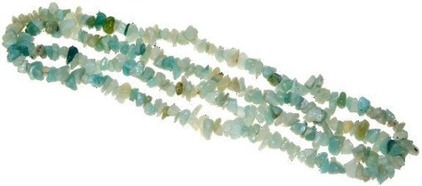 COLLIER BAROQUE - AMAZONITE 90 CM
