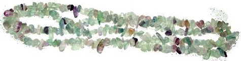 COLLIER BAROQUE - FLUORITE 90 CM