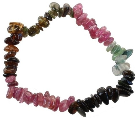 BRACELET BAROQUE TOURMALINES DE COULEUR - AAA - A L'UNITE
