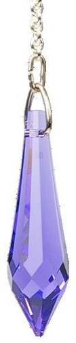 PENDULE CRISTAL 24 FACETTES VIOLET : SAHASRARA
