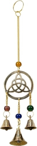 MOBILE 3 CLOCHES - TRIQUETRA EN LAITON