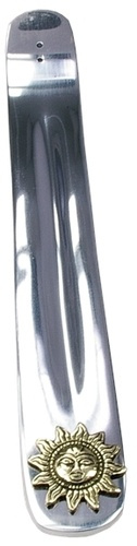 porte encens metal soleil avec rayons