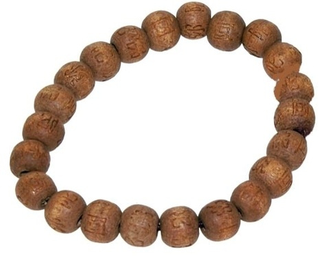 LUCKY KARMA BOIS - BRACELET BOIS TEINTE