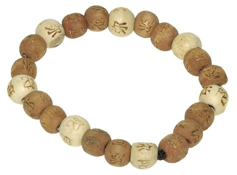 Lucky Karma Bois - Bracelet bois naturel / marron